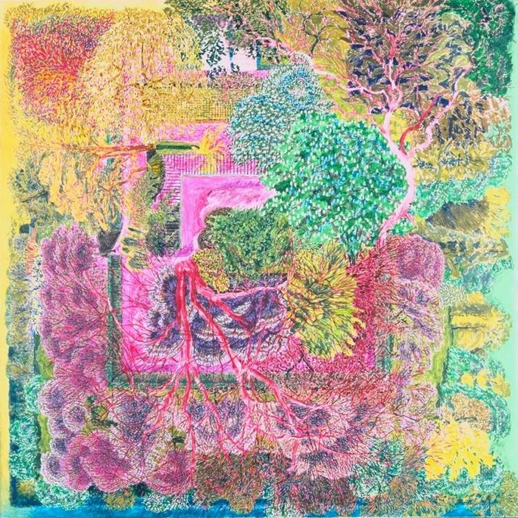 Gloucester Gate, Regent's Park, May 1982 by Adrian Berg 1929-2011