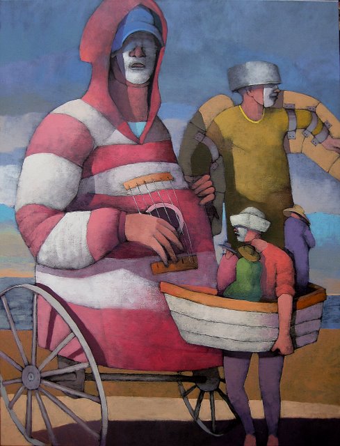 El poeta y sus amigos.