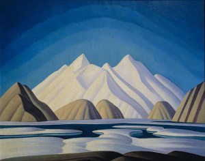 FILE--A large Lawren Harris canvas entitled Baffin Island (shown) was to be auctioned off Tuesday night, May 29, 2001 in Toronto, and art experts predicted it could break the record price for a Canadian painting. (CP PHOTO/HO)