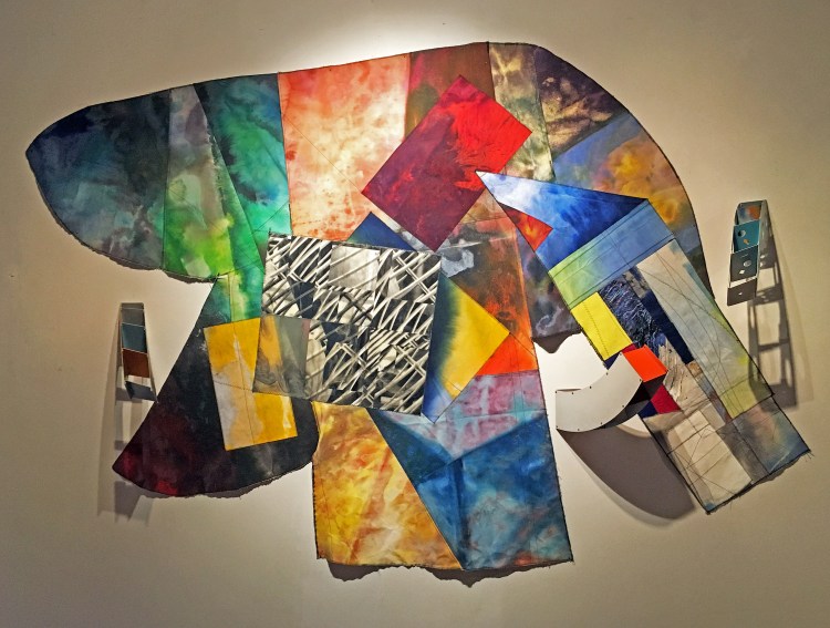 Sam-Gilliam-71-X-98-X-10-Mixed-media-on-canvas-Aluminum-1994