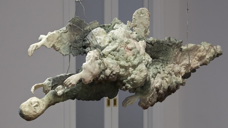 Enrico-David-Untitled-view-2-2014-Celotex-expanding-foam-fibre-tissue-jesmonite-pigment-wire-c