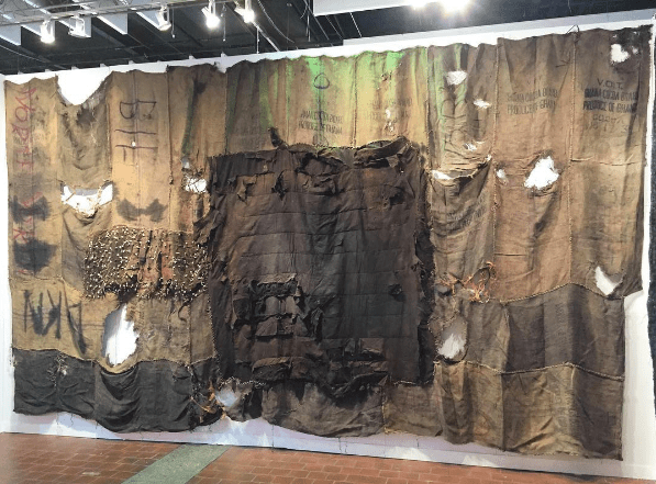 Ibrahim-Mahama-at-A-Palozzo-Gallery-via-Art-Observed